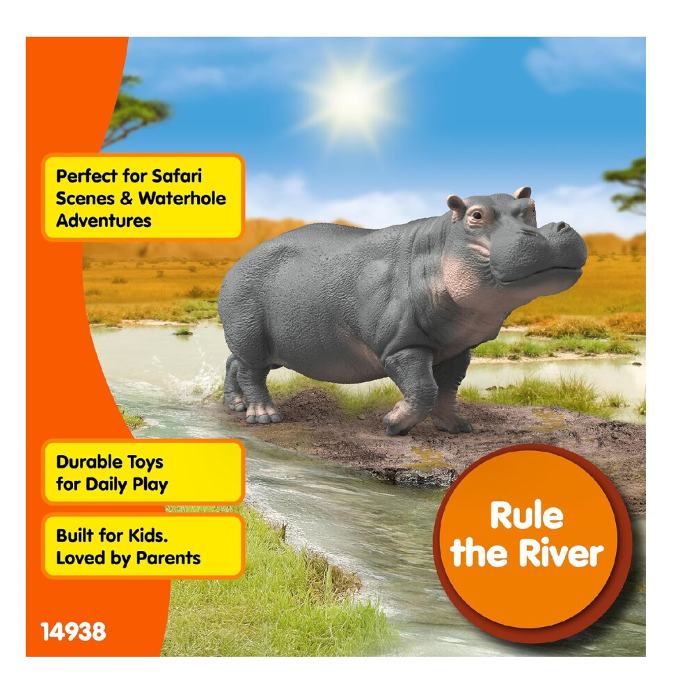 Schleich Wild Life Hippopotamus Figure
