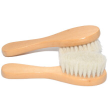 2Pièces Brosse En Bambou Khaki Pour Bain Et Massage