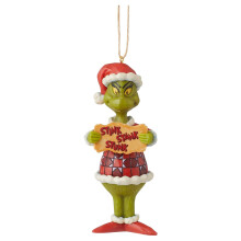Ornement de Noël Grinch en acrylique plat (1 pièce)