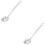 2Pcs Stainless Steel Noodle Colander Spoon Silver Pasta Server Kitchen 5