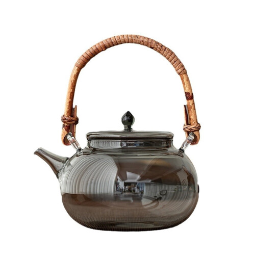 Glass Tea Kettle Large Capacity High-Temp Ceramic Stove Set