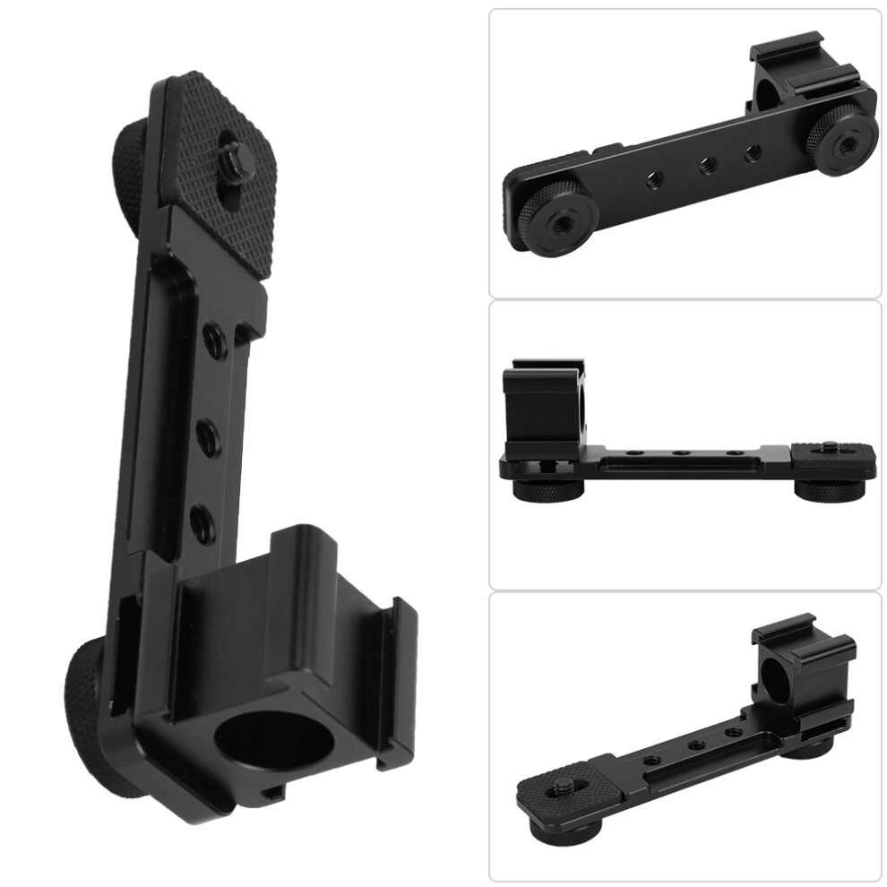 Aluminium Triple Shoe Mount Bracket Black 7790334688434