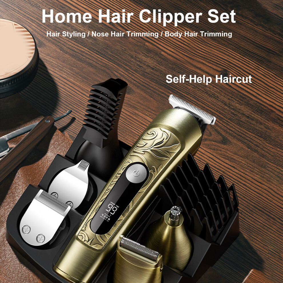Cordless Hair Clippers for Men LED Display