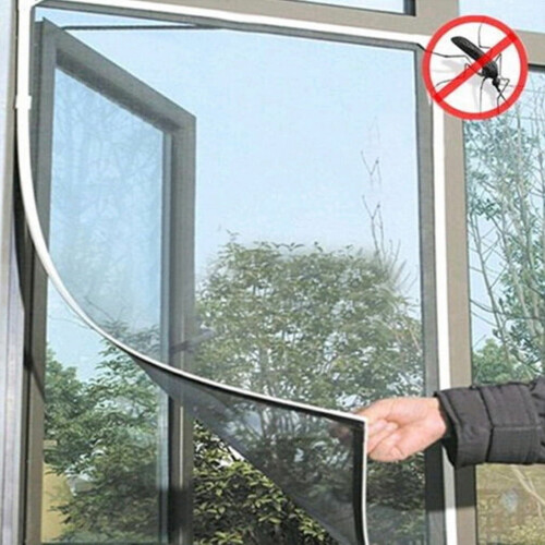 Moustiquaire en polyester blanc pour fenêtres