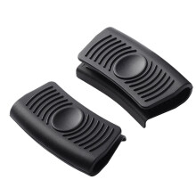 Mangos de silicona Poaug para utensilios de cocina – Paquete de 2