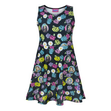 (3-4 Years) Bratz Short Sleeve Skater Dress (Girls Black)