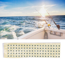 100 pezzi di occhi di pesce rotondi da 3 mm in resina epossidica luce notturna