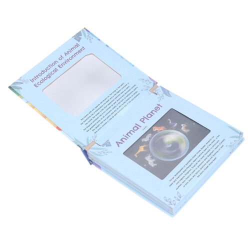 Safe 3D Animal Book for Early Education