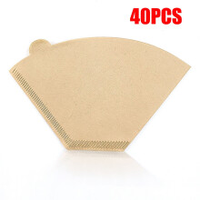 Fan Coffee Paper Filter #4 Thickened Pulp 100 Count