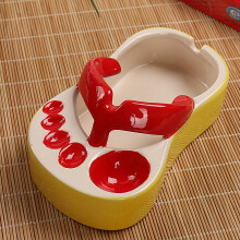Ceramic French Fries Bowl – Cute Flip-Flop Design, 1 pc