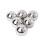 Christmas Ball Ornaments Shatterproof Glossy 6 pcs Silver 1