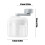 Handheld Food Chopper for Garlic Vegetables Meat 250ml 3
