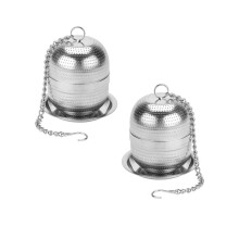 2Pcs Tea Infuser, Stainless Steel Tea Strainer,  Mesh Tea Strainer, for Tea, Spices and Most Cups and Teapots