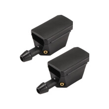 2Pcs Windscreen Washer Jet Universal Black Car Arm Windscreen Washer Wiper Blade Water Spray Jets Nozzle Accessories