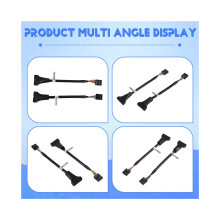 2 Pcs USB 3.0 Header To USB 2.0,USB 3.0 To USB 2.0 Motherboard Adapter Cable,19 Pin USB3.0 Male To 9 Pin USB2.0 Female