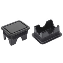 2PCS Black ABS Rear Trunk Tail Box Protective Cover Trim Fit for Ram 1
