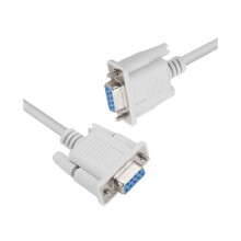 1 câble null modem série RS232 femelle-femelle de 1,5 m (5 pieds) avec connexion DB9 FTA (9 broches) - Adaptateur de données COM - Accessoire PC