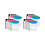 24Pack Plastic Envelopes, Binder Pockets for 3/4/11 Ring Binder,Expandable Document Organizer with Snap Button and Label 1