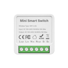 Module relais WiFi 16A avec commande vocale sans fil pour l'éclairage et la domotique