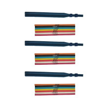 21 Stück 100 x 4 x 1 mm Faser-Schleifsteine aus Superkeramik zum Formenpolieren + 3-teilige Halter
