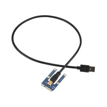 Adaptateur de carte d'extension USB 3.0 PCI-E vers PCIe PCI Express 1X vers 16X pour mineur de Bitcoin