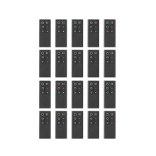 Lot de 20 télécommandes de remplacement AM04/AM05 pour radiateurs soufflants (noires)