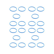 20 Pcs Rubber Professional Microphone Grille Ring Microphone Supplies Wired Protection Rings Wireless