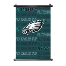 Nástěnné umění s motivem amerického fotbalového týmu Eagles z PVC s černou osou, různé velikosti, kompatibilní s domácími a