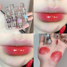 (Type n 3) Kekemood Butterfly Mirror Lip Glaze Baume à lèvres hydratant effet verre léger
