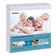 Chránič matrace Full54*75 palců, nepromokavý, 100% organická bavlna, hypoalergenní, prodyšný, s hlubokými kapsami, bez vinylu