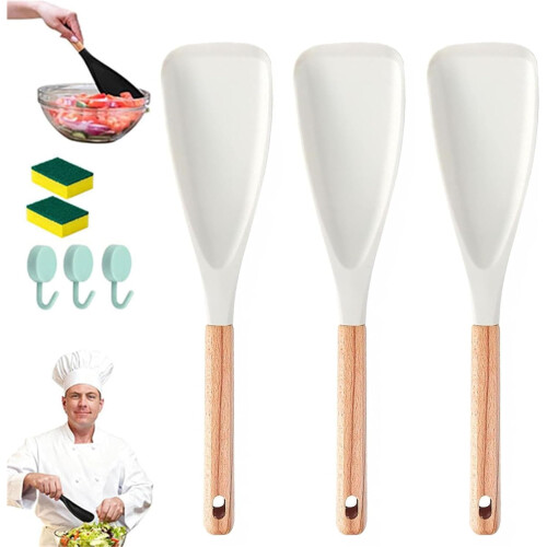 Silikonspatelsked värmebeständig 4-pack