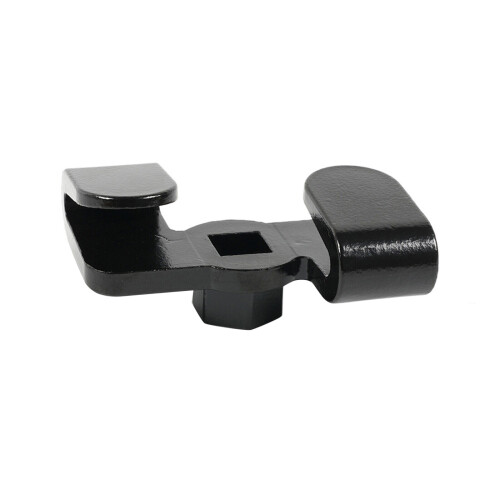 Adaptador extensor universal para chave inglesa com revestimento preto, resistente à ferrugem e compatível com diversas chaves.