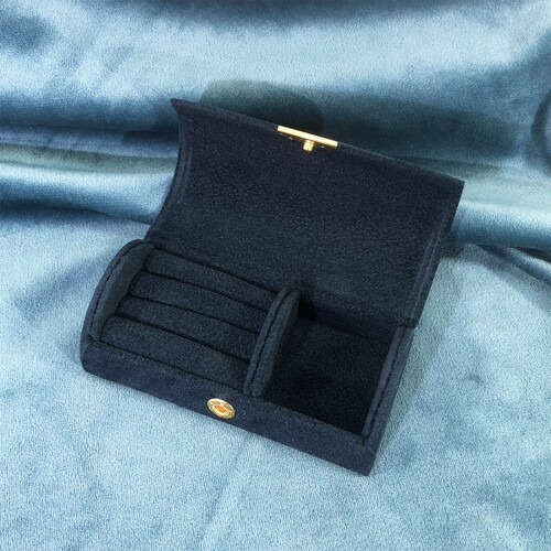 Boîte à bijoux de voyage pour bagues et boucles d'oreilles