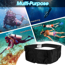 Scuba Diving Belt with Drain Ports and 4 Bags