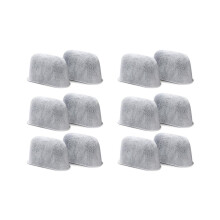 12PCS Replacement Charcoal Water Filters for ES601 ES701 Espresso Coffee Machine Coffee Activated Carbon Filter