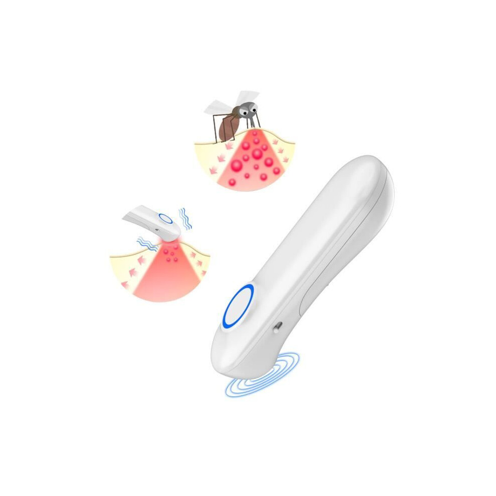 Light Insect Bite Relief Pen, Heats To Soothe Itching And Swelling, Compact Led Pen For Quick Relief