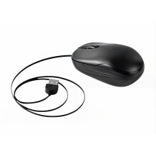 USB-Kabelmaus, einziehbares Kabel, Laptop-Maus, kabelgebundene