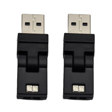 USB-Farbatmosphärenlicht mit 8 Farboptionen,-2 Packung