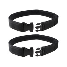 Ceinture de service utilitaire en nylon noir 2X Security Combat Gear