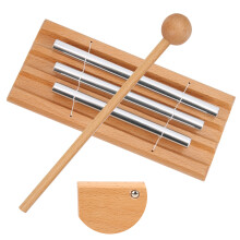 Kids 3-Pole Melody Chime Beech Aluminium