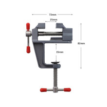 2 étaux de table portables, petit étau pour petits travaux, loisirs créatifs, bijoux, bricolage, réparation, outil d'étau de table