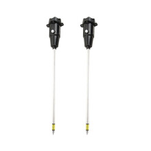 2X Long Probe Deep Soil PH Moisture Meter 2 in-1 Tester-Professional Test Hygrometer