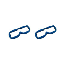 2 coussinets en mousse souple pour lunettes Fatshark FPV : confortables, respirants et évacuant la transpiration.