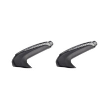 2X Carbon Fiber Front Hand Brake Trim Cover for   2006 2007 2008 2009 2010 2011 Interior Accessories