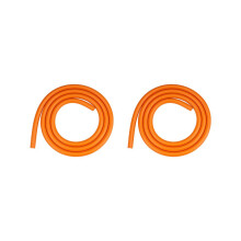 2X Bike Internal Housing Damper Shifter Brake Cable Routing Bicycle Frame Protection Sound Insulation Sponge Orange