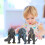 6PCS Funny Monster PVC Statues 3