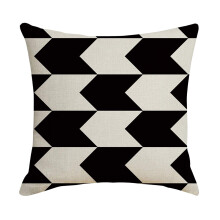 Nomeni kussenhoezen in de uitverkoop, zwart-wit waterdicht knuffelkussen met zandkleurig design voor in huis, kamerdecoratie
