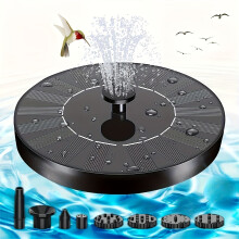 Zonnefonteinpomp voor vogelbad buiten (1 stuk)