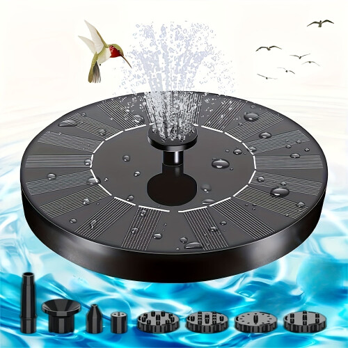 Zonnefonteinpomp voor vogelbad buiten (1 stuk)