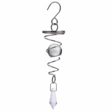 Benafini spiral wind spinner with crystal ball, 1piece